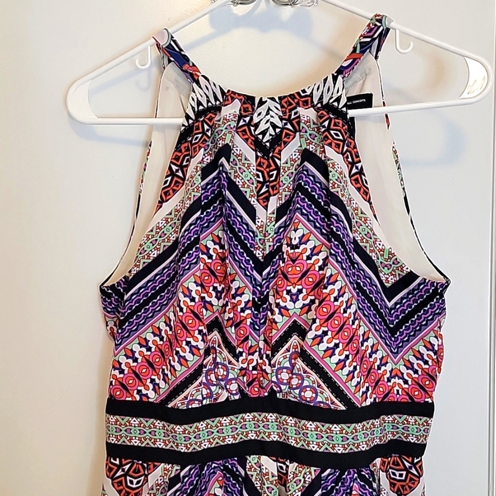 I.N.C. Colorful Summer Maxi Halter Dress-Size 6